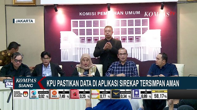 Sirekap Alami Gangguan saat Input Data, KPU: Data Pemilu 2024 Tersimpan Secara Aman