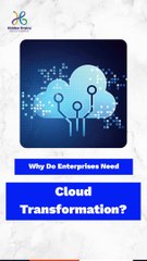 Why Do Enterprises Need Cloud Transformation? #CloudTransformation #EnterpriseTechnology #HiddenBrains