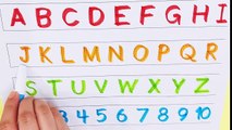 Learn ABCD Alphabets and numbers counting 123.Shapes for kids and Toddlers.ABC phonics song.