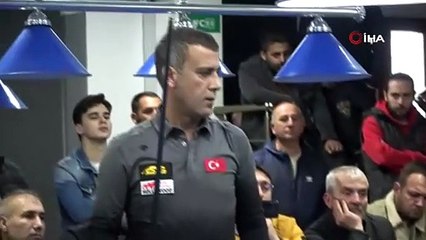 DÜNYA ŞAMPİYONU TAŞDEMİR, DENİZLİLİ BİLARDO SEVERLERLE BULUŞTU