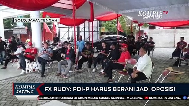 Ketua DPC PDIP Solo, FX Rudy: PDI-P Harus Berani Jadi Oposisi
