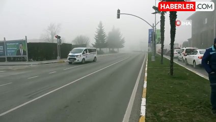 Balıkesir güne sisle uyandı