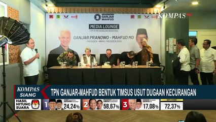 TPN Ganjar-Mahfud Bentuk Timsus Usut Dugaan Kecurangan Pemilu 2024