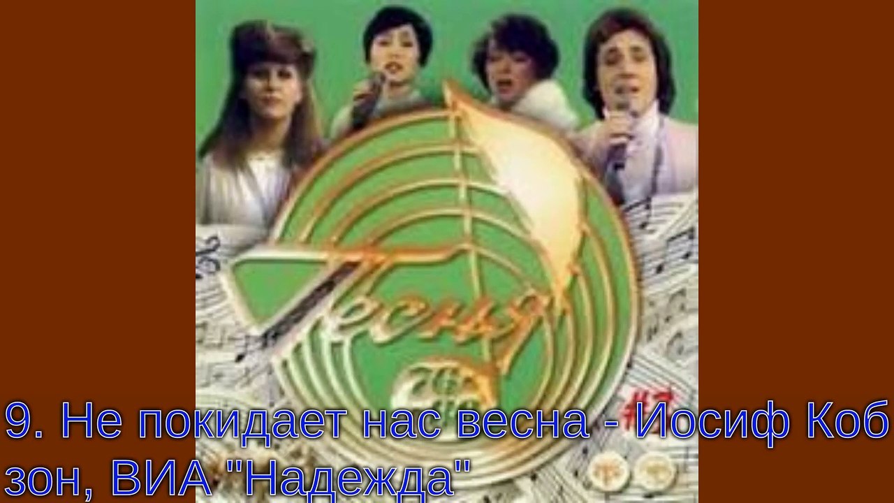 Не покидает нас весна - Иосиф Кобзон, ВИА Надежда
