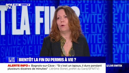 Fin du permis à vie: "C'est un texte qui reste beaucoup trop flou" affirme Alexandra Legendre (Ligue de Défense des Conducteurs)