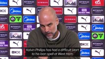 Guardiola apologises to Phillips for 'overweight' comments
