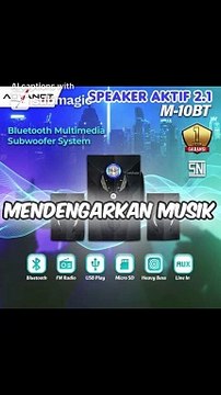 NIKMATI MUSIK BERKUALITAS DENGAN SPEAKER BLUETOOTH ADVANCE M10 BT!