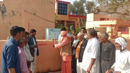 भामाशाहों ने वाटर कूलर लगाकर किया धर्मार्थ प्याऊ का शुभारंभ