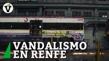 Vandalismo en Renfe: Cataluña acumula la mitad de los 'asaltos' con grafitis de toda España