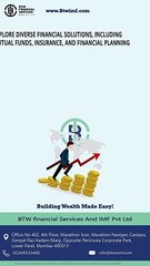BTW FINANCIAL SERVICES & IMF PRIVATE LIMITED