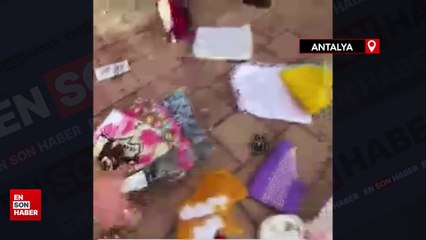 Antalya'da SMA'lı torunu için kurgu saldırı videosu çekti