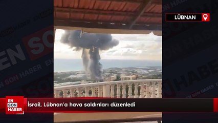 İsrail, Lübnan'a hava saldırıları düzenledi