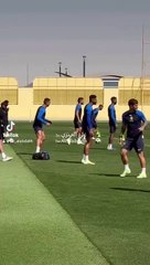 La frase de Cristiano acordándose del Real Madrid en un entreno con el Al Nassr