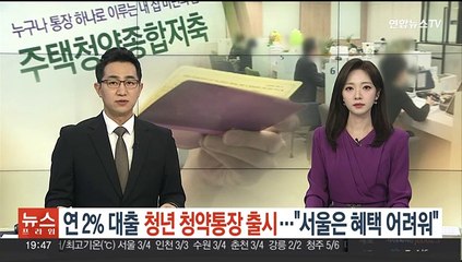 Скачать видео: 연 2% 대출 청년 청약통장 출시…