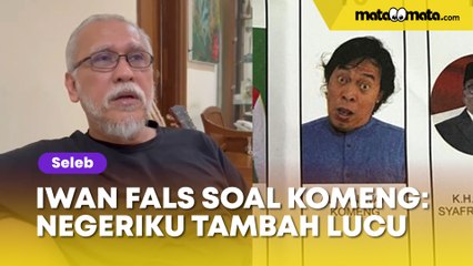 Reaksi Iwan Fals Lihat Komeng Jadi Anggota Dewan: Negeriku Tambah Lucu Nih