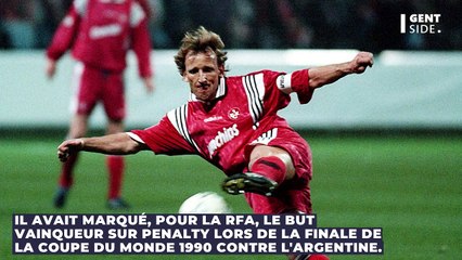 Mort d'Andreas Brehme, légende de football allemand et champion du monde en 1990 à 63 ans