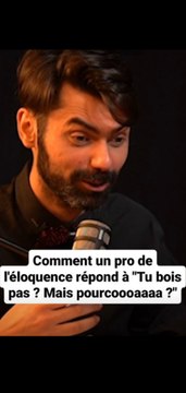 Comment un pro de l'éloquence répond pas Tu bois pas ? mais pourcoaaaaaaaa ? Feat @HopEloquence