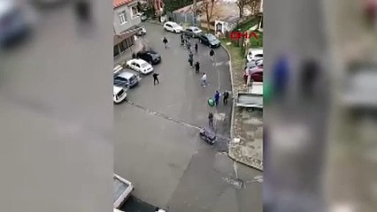 Kartal’da sokak ortasında silahlı, sopalı, kemerli kavga!