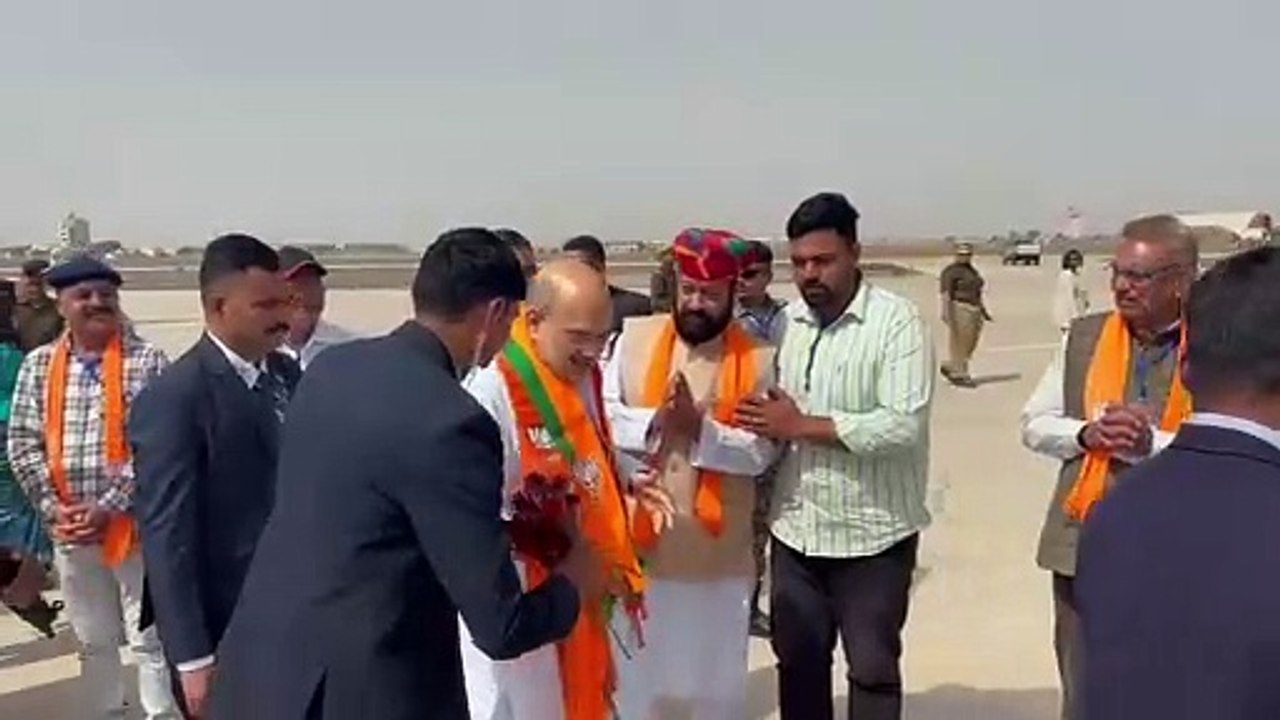 केन्द्रीय गृहमंत्री अमित शाह ने बीकानेर क्लस्टर के भाजपा नेताओं से किया संवाद