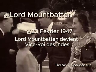  20 Février 1947 : Lord Mountbatten devient Vice-Roi des Indes