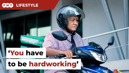 For 70-year-old delivery rider, age is just a number