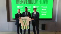 Bakambu ha sido presentado como jugador del Betis