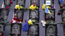 Ucrania homenajea a las víctimas de las protestas antirrusas de Maidán