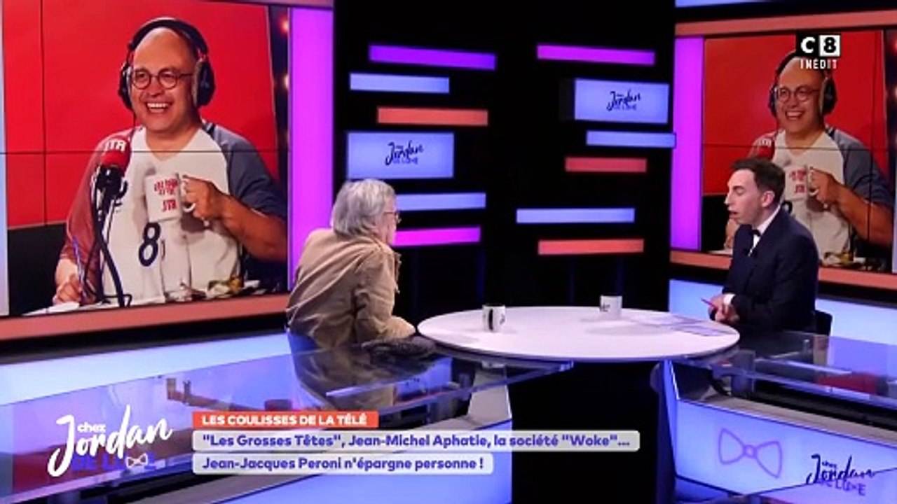Jean-Jacques Peroni balance sur Cristina Cordula et l'équipe des Grosses Têtes chez Jordan De Luxe !