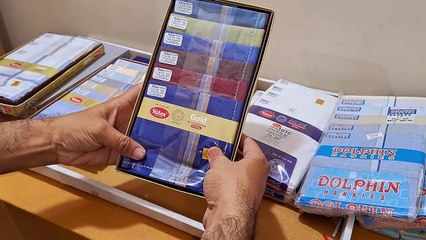 MEGA unboxing and review of ritex gold, silver, diamond and dolphins handkerchief
