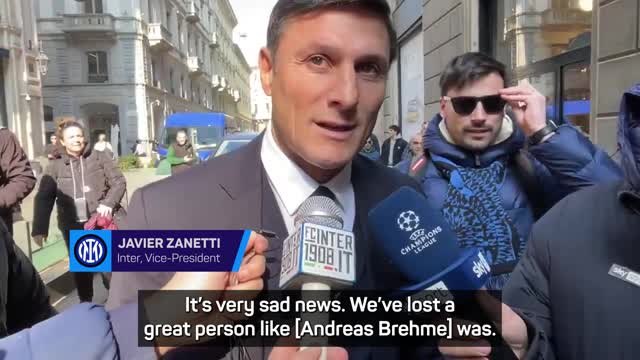Javier Zanetti pays tribute to 'great man' Andreas Brehme