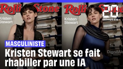 «Rolling Stone» : Kristen Stewart se fait rhabiller par DignifAI, une IA masculiniste