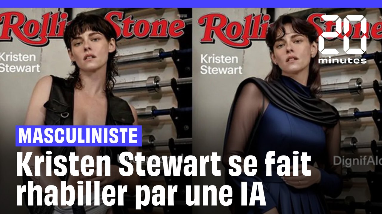 «Rolling Stone» : Kristen Stewart se fait rhabiller par DignifAI, une IA masculiniste
