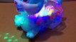 Musical Transparent Gear Rabbit Toy, 360 Degree Rotating Funny Bunny Toys with Flashing Light   Sound
