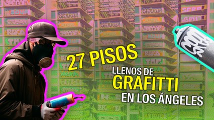 27 pisos llenos de  grafitti en Los Ángeles