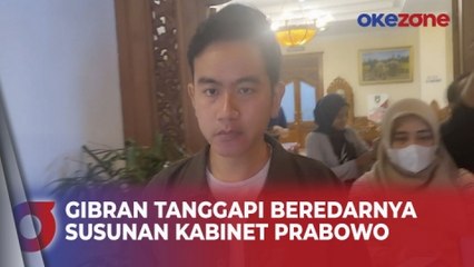 Beredar Susunan Kabinet Pemerintahan Prabowo, Gibran: Yaa Ditunggu Nanti