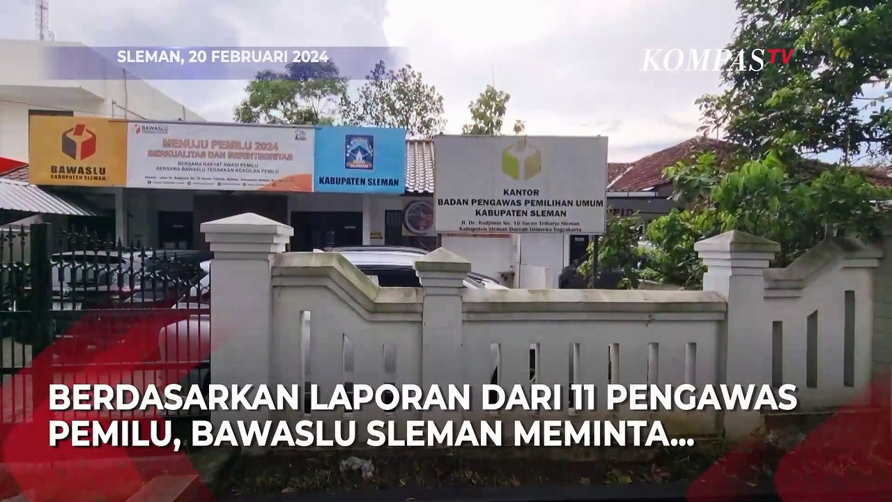 Bawaslu Sleman Minta Pemungutan Suara Ulang di Sejumlah TPS