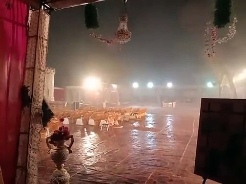 Weather News Jaisalmer: Video: तेज बारिश से जगह-जगह भरा पानी, सडक़ों को नुकसान