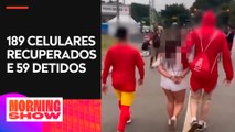 Agentes fantasiados de Chapolin realizam prisões durante Carnaval em São Paulo