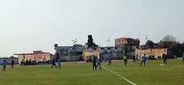 Lions Football Club Jabalpur and Nizamuddin Football Club Bhopal won the match.
