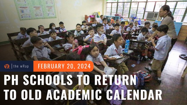 Philippine schools gradually transition to old academic calendar