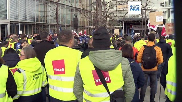 В Германии бастует наземный персонал Lufthansa