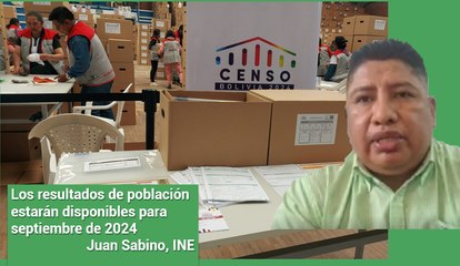 Los resultados del censo estarán listos para septiembre de 2024