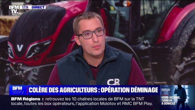 Édouard Legras (président de la Coordination rurale du Loir-et-Cher): Ça va être le Salon [de l'agriculture] de la colère quoi qu'il arrive