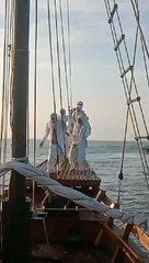 Sridevi dan Anak Magic 5 bikin video klip di laut