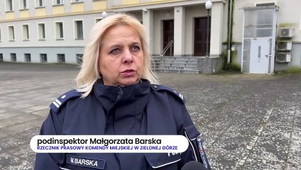 Gazeta Lubuska. Zielona Góra. Rzecznik  Protest rolników. Prasowy KP w Zielonej Górze o sytuacji na S-3