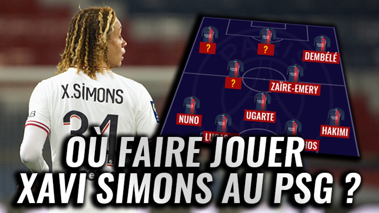  Quelle place pour Xavi Simons au PSG ?