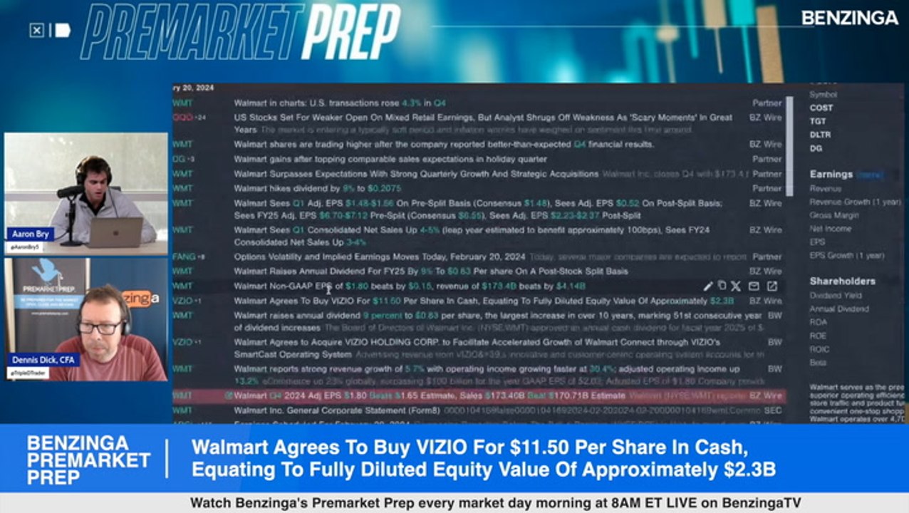 Walmart Earnings Highlights: Shares Are Trading Higher After The Company Reported Better-Than-Expected Q4 Financial Results