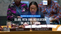 EE.UU. veta por tercera vez una propuesta de alto el fuego humanitario en Gaza