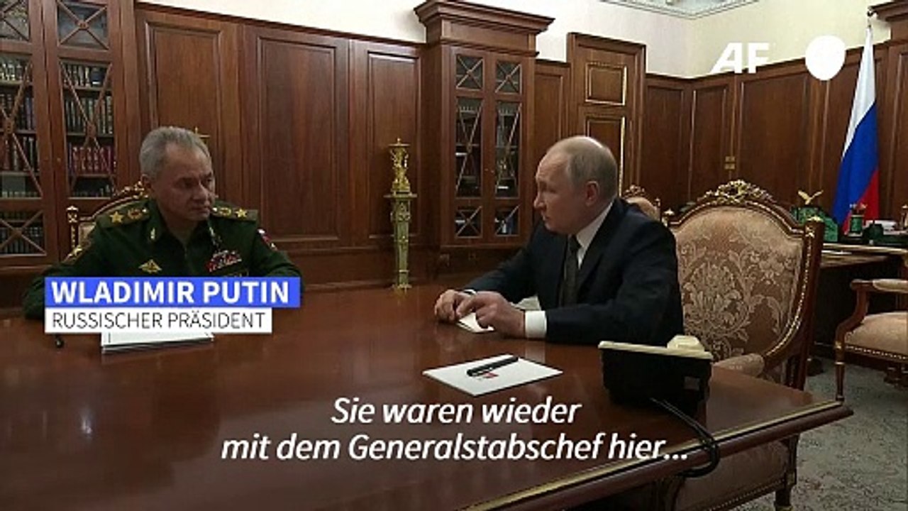 Putin spottet über ukrainischen Abzug aus Awdijiwka