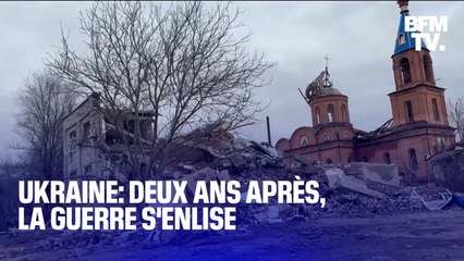 Ukraine: deux ans après, la guerre s'enlise